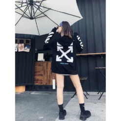 HypeYourBeast Off White Hoodie Black & White