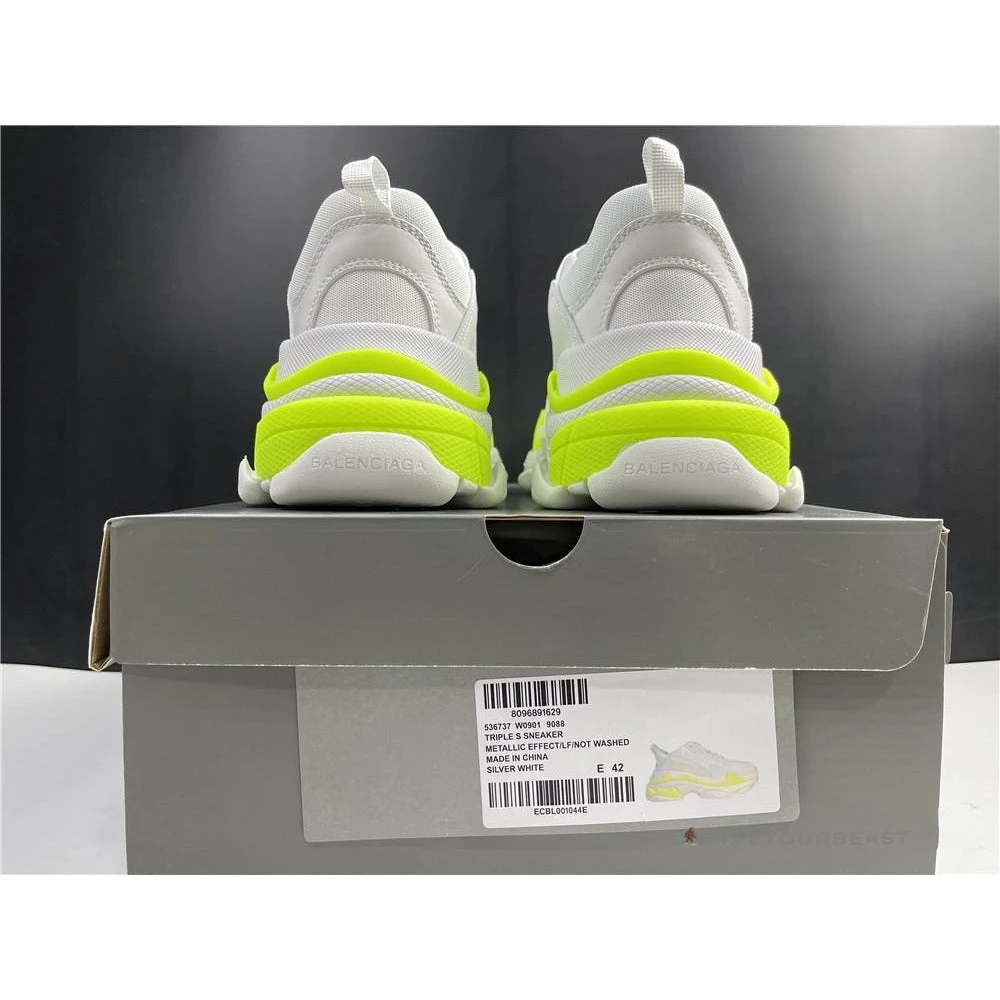 HypeYourBeast BCG Triple S White Neon Yellow Balenciaga Triple S 6 HypeYourBeast BCG Triple S White Neon Yellow Balenciaga Triple S