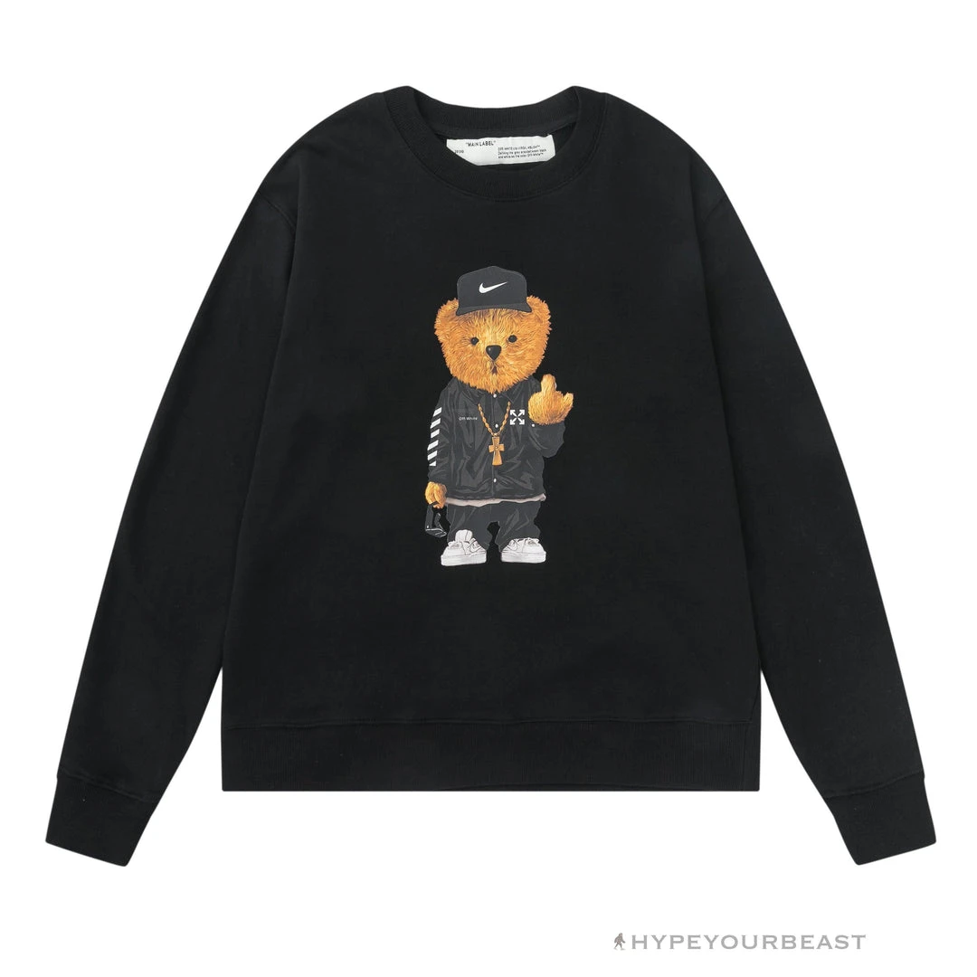 HypeYourBeast Off-White X Nike Shirt Teddy Black Shirts 1 HypeYourBeast Off-White X Nike Shirt Teddy Black Shirts