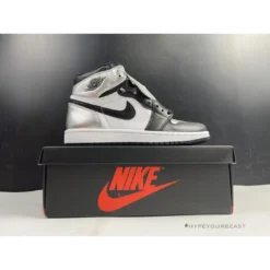 Hypeyourbeast Air Jordan 1 Retro High Silver Toe