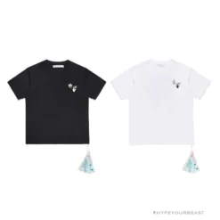 Hypeyourbeast OFF-WHITE Takashi Murakami Sunflower Tee Shirt 'BLACK' T-Shirts 5 Hypeyourbeast OFF-WHITE Takashi Murakami Sunflower Tee Shirt 'BLACK' T-Shirts