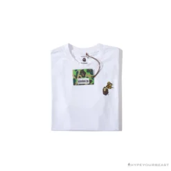Hypeyourbeast BAPE Readymade Small Bee Camouflage Letter Tee Shirt 'BLUE'