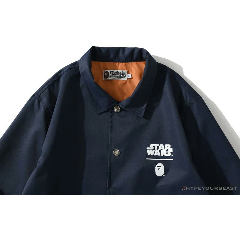 Hypeyourbeast BAPE X Star Wars Collaboration Windbreaker Jacket 'BLUE' 4 Hypeyourbeast BAPE X Star Wars Collaboration Windbreaker Jacket 'BLUE'