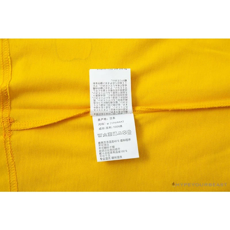 Hypeyourbeast BAPE KIDS Small Net Pocket Ape Man Head Tee Shirt 'YELLOW' Clothes 13 Hypeyourbeast BAPE KIDS Small Net Pocket Ape Man Head Tee Shirt 'YELLOW' Clothes
