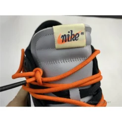 Hypeyourbeast Off White X Nike Dunk Low Black Orange Lace