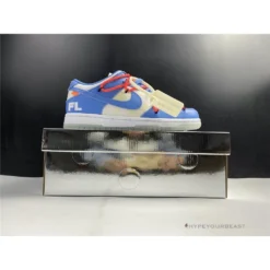 Hypeyourbeast Futura X Off-White X Nike Dunk Low Blue