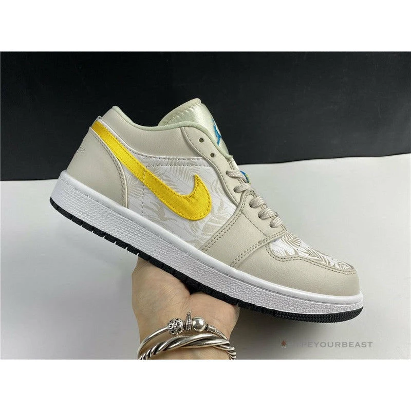Hypeyourbeast Air Jordan 1 Low 'Palm Tree Beige Yellow' 4 Hypeyourbeast Air Jordan 1 Low 'Palm Tree Beige Yellow'