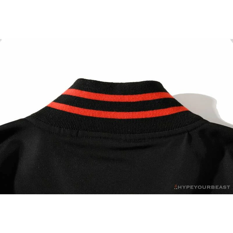 Hypeyourbeast BAPE X XO Red Jacket Baseball Uniform Clothes 9 Hypeyourbeast BAPE X XO Red Jacket Baseball Uniform Clothes