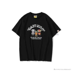 Hypeyourbeast Clothes BAPE Baby Milo Year Of The Ox Tee Shirt 'BLACK'