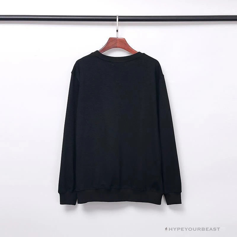 Hypeyourbeast Clothes BAPE Classic Ape Head Embroidered Long Sleeve Shirt 'BLACK' 2 Hypeyourbeast Clothes BAPE Classic Ape Head Embroidered Long Sleeve Shirt 'BLACK'