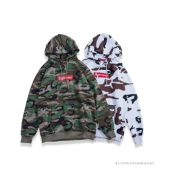 HypeYourBeast Supreme Camo Hoodie Army Camouflage Hoodies & Jackets
