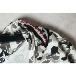 HypeYourBeast Bape Gray Camouflage Hoodie