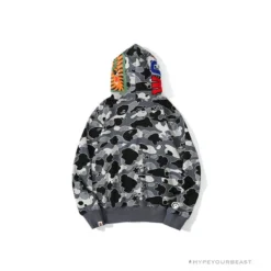 Hypeyourbeast BAPE Shark Head STA Star Camouflage Hoodie 'BLACK'