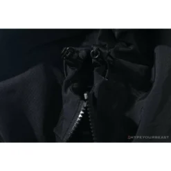 Hypeyourbeast BAPE X FCRB Joint Double Zip Camouflage Hoodie 'BLACK' Clothes