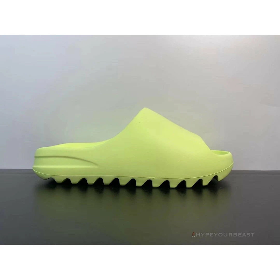 HypeYourBeast Adidas Yeezy Slide Glow Green 6 HypeYourBeast Adidas Yeezy Slide Glow Green