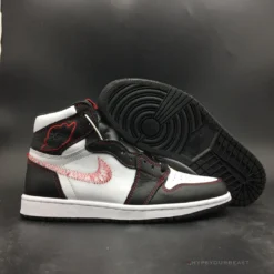Hypeyourbeast Air Jordan 1 Retro High Defiant White Retro Red