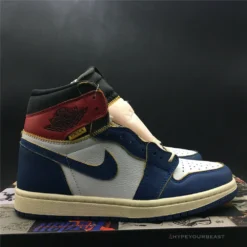 Hypeyourbeast Jordan 1 Retro High Union Los Angeles Storm Blue Blue Toes