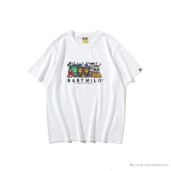 Hypeyourbeast BAPE Baby Milo Halloween Tee Shirt 'WHITE' Clothes