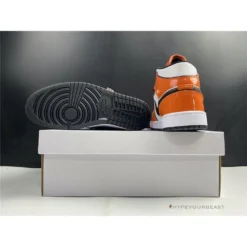 Hypeyourbeast Air Jordan 1 Mid Turf Orange Patent