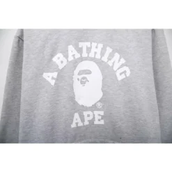 Hypeyourbeast Clothes BAPE X Bathing Ape Head Hoodie 'GREY' 21 Hypeyourbeast Clothes BAPE X Bathing Ape Head Hoodie 'GREY'