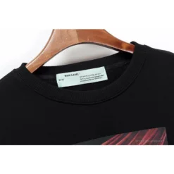 Hypeyourbeast OFF-WHITE New Madonna Painting Cotton Terry Long Sleeve Shirt 'BLACK' Shirts 16 Hypeyourbeast OFF-WHITE New Madonna Painting Cotton Terry Long Sleeve Shirt 'BLACK' Shirts