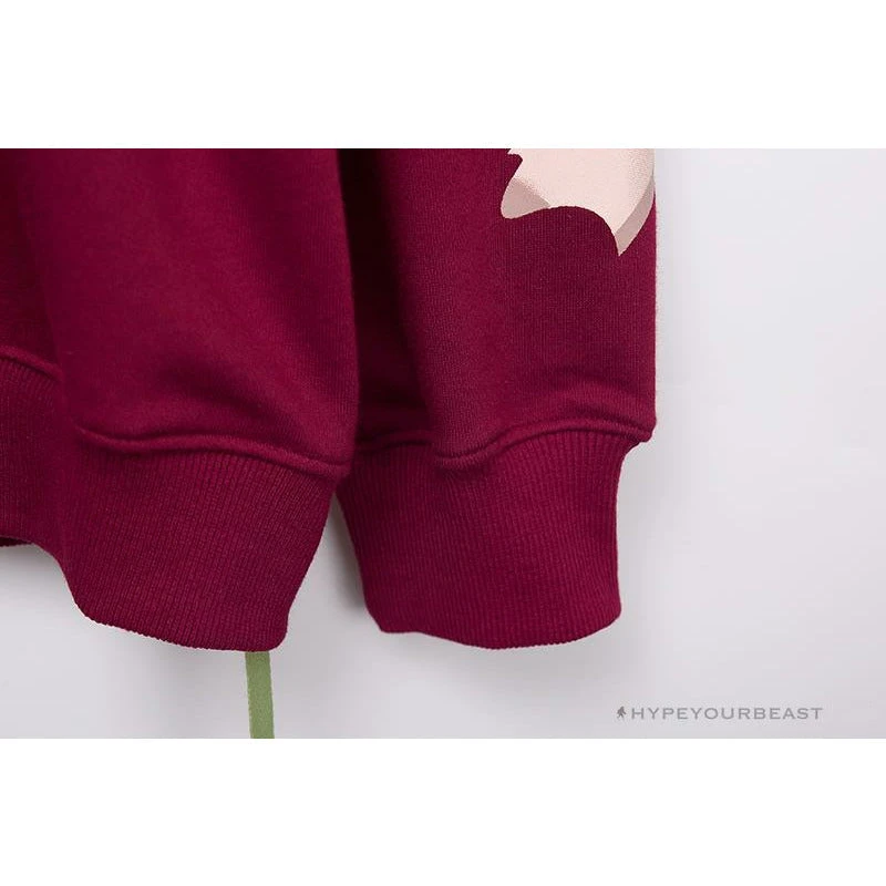 Hypeyourbeast OFF-WHITE Rubber Strip Arrow Long Sleeve Shirt 'WINE RED' Shirts 8 Hypeyourbeast OFF-WHITE Rubber Strip Arrow Long Sleeve Shirt 'WINE RED' Shirts