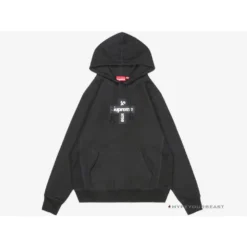 HypeYourBeast Hoodies & Jackets Supreme Cross Box Logo Hoodie Black