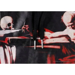 Hypeyourbeast OFF-WHITE Skull And Writing Hoodie 'BLACK' Hoodies & Jackets