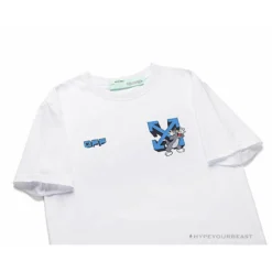 Hypeyourbeast OFF-WHITE Tom And Jerry Loose Tee Shirt 'WHITE' T-Shirts