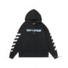 HypeYourBeast Off White Hoodie Looney - Black Hoodies & Jackets