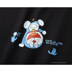 Hypeyourbeast OFF-WHITE Spoof Doraemon Arrow Tee Shirt 'BLACK' T-Shirts 14 Hypeyourbeast OFF-WHITE Spoof Doraemon Arrow Tee Shirt 'BLACK' T-Shirts