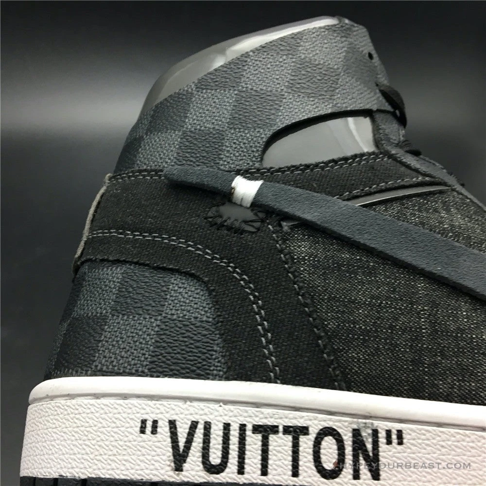 Hypeyourbeast Off White X Jordan 1 X LV Black 3 Hypeyourbeast Off White X Jordan 1 X LV Black