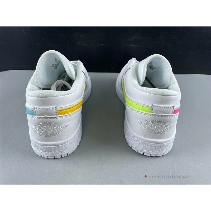 Hypeyourbeast Air Jordan 1 Low 'White Multi-Color' 9 Hypeyourbeast Air Jordan 1 Low 'White Multi-Color'