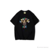 Hypeyourbeast BAPE Baby Milo Color Letter Monkey Tee Shirt 'BLACK'