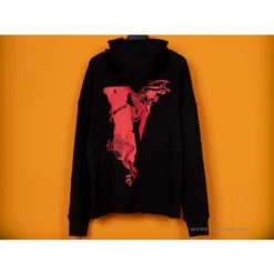 HypeYourBeast Vlone Black Red Serpent Hoodie