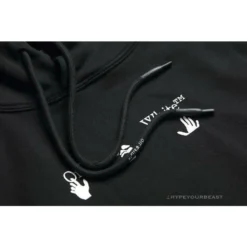HypeYourBeast Off White Hoodie Black RED