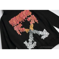 HypeYourBeast Off White Hoodie Black RED