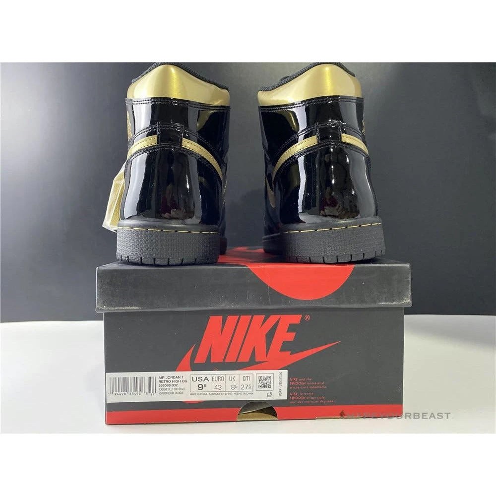 Hypeyourbeast Air Jordan 1 High 'Black Metallic Gold' 4 Hypeyourbeast Air Jordan 1 High 'Black Metallic Gold'