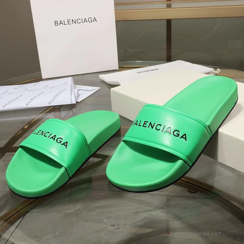 HypeYourBeast Balenciaga Slides BCG Slides Green 5 HypeYourBeast Balenciaga Slides BCG Slides Green