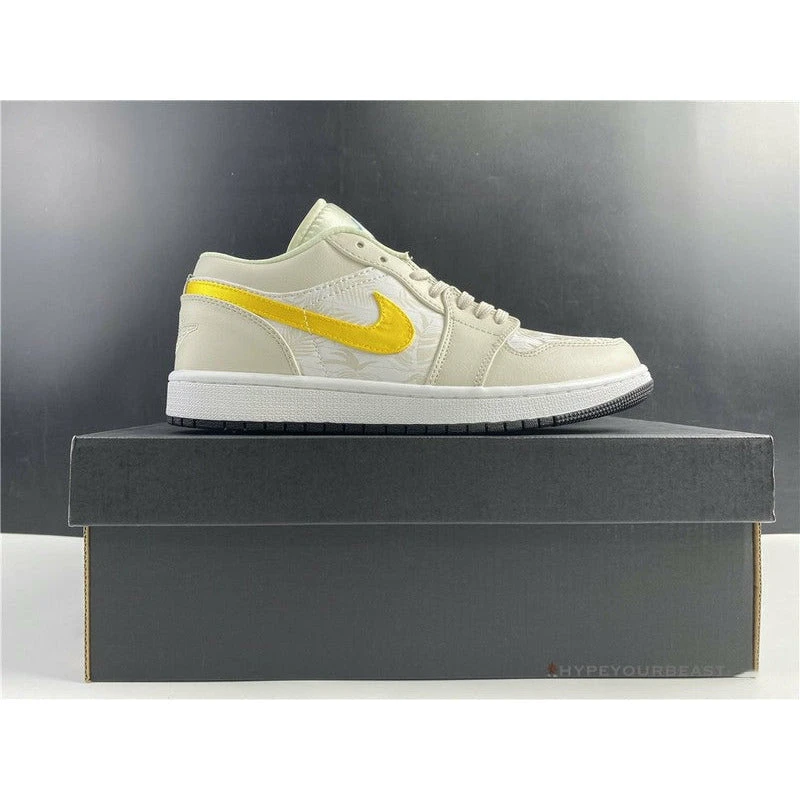 Hypeyourbeast Air Jordan 1 Low 'Palm Tree Beige Yellow' 12 Hypeyourbeast Air Jordan 1 Low 'Palm Tree Beige Yellow'