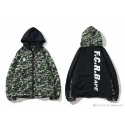 Hypeyourbeast BAPE X FCRB Joint Double Zip Camouflage Hoodie 'GREEN' 33 Hypeyourbeast BAPE X FCRB Joint Double Zip Camouflage Hoodie 'GREEN'