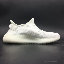 Hypeyourbeast Adidas Yeezy Boost 350 V2 White / White Translucent Stripe