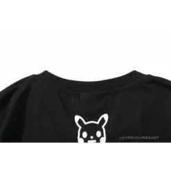 Hypeyourbeast Clothes BAPE Pokémon Co-branded Ape Head Tee Shirt 'BLACK'