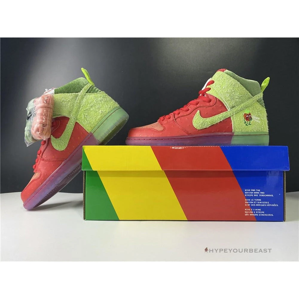 Hypeyourbeast Nike Sb Dunk High 'Strawberry Cough' 12 Hypeyourbeast Nike Sb Dunk High 'Strawberry Cough'
