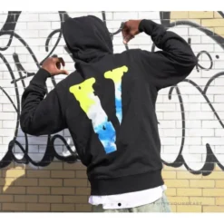 HypeYourBeast Vlone Hoodie Blue Yellow Logo (Black) 17 HypeYourBeast Vlone Hoodie Blue Yellow Logo (Black)