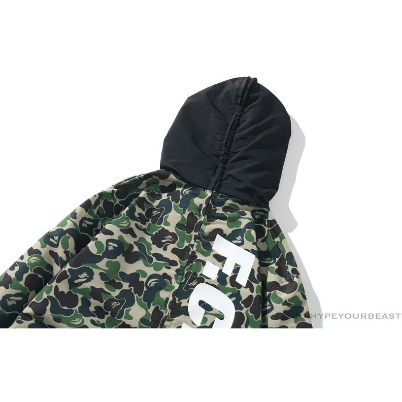 Hypeyourbeast BAPE X FCRB Joint Double Zip Camouflage Hoodie 'GREEN' 10 Hypeyourbeast BAPE X FCRB Joint Double Zip Camouflage Hoodie 'GREEN'