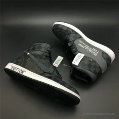 Hypeyourbeast Off White X Jordan 1 X LV Black 38 Hypeyourbeast Off White X Jordan 1 X LV Black