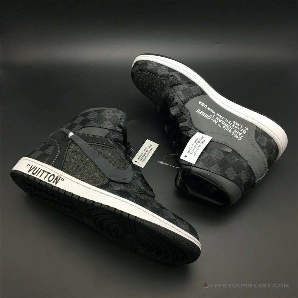 Hypeyourbeast Off White X Jordan 1 X LV Black 12 Hypeyourbeast Off White X Jordan 1 X LV Black