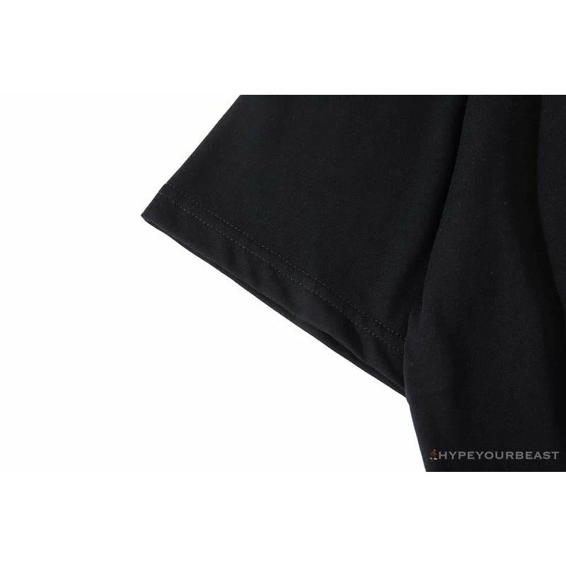 Hypeyourbeast BAPE Baby Milo Blue Shark Hat Little Monkey Tee Shirt 'BLACK' Clothes 6 Hypeyourbeast BAPE Baby Milo Blue Shark Hat Little Monkey Tee Shirt 'BLACK' Clothes