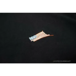 Hypeyourbeast OFF-WHITE Loose X Oversized Chest Tee Shirt 'BLACK' T-Shirts